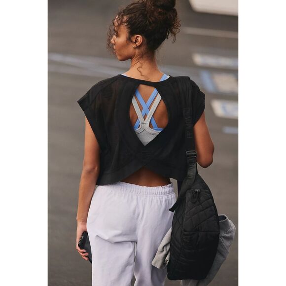 My Time Lace Tee| Free people NWT - Picture 2 of 7